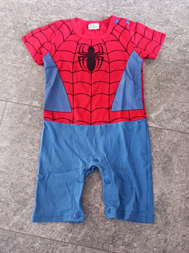 Spiderman boxpakje/ onesie maat 90, Ophalen of Verzenden, Gebruikt, 104 of kleiner, Jongen of Meisje