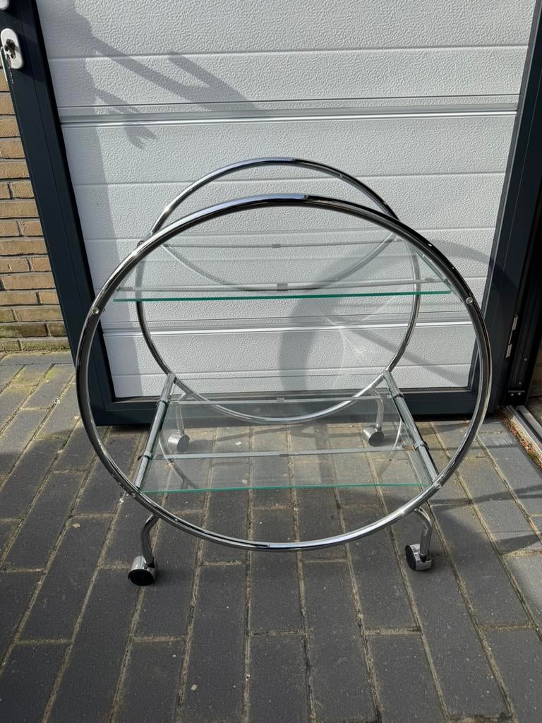 Vintage theewagen, Huis en Inrichting, Ophalen, Gebruikt