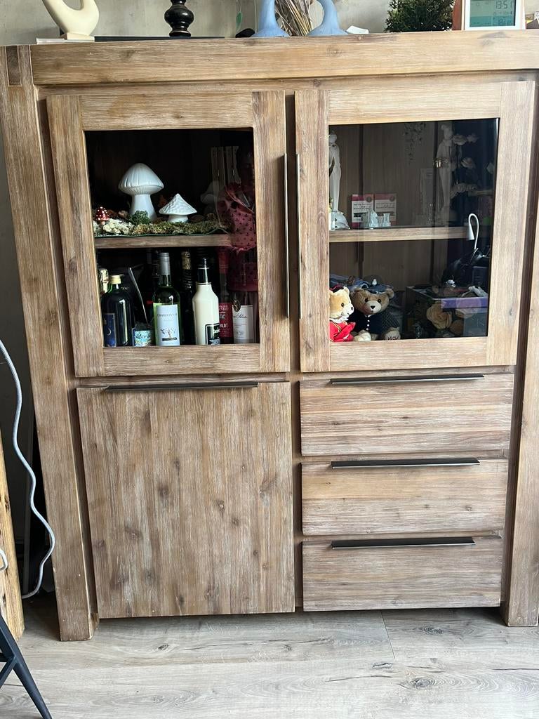 Vitrine kast Salzburg, Ophalen of Verzenden, Zo goed als nieuw, 25 tot 50 cm, 50 tot 100 cm
