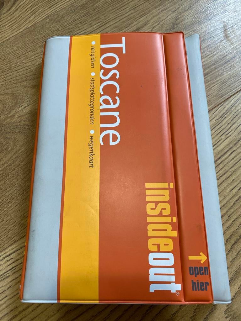 Toscane insideout reisgids met kaarten, Overige merken, Europa, Ophalen of Verzenden, Zo goed als nieuw
