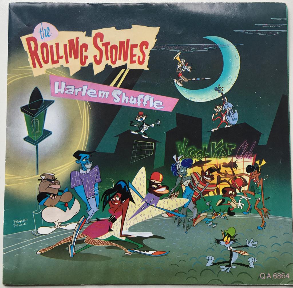 UK39 Rolling Stones Harlem shuffle UK'86 €20 Postercover, Cd's en Dvd's, Vinyl Singles, Gebruikt, 7 inch, Ophalen of Verzenden