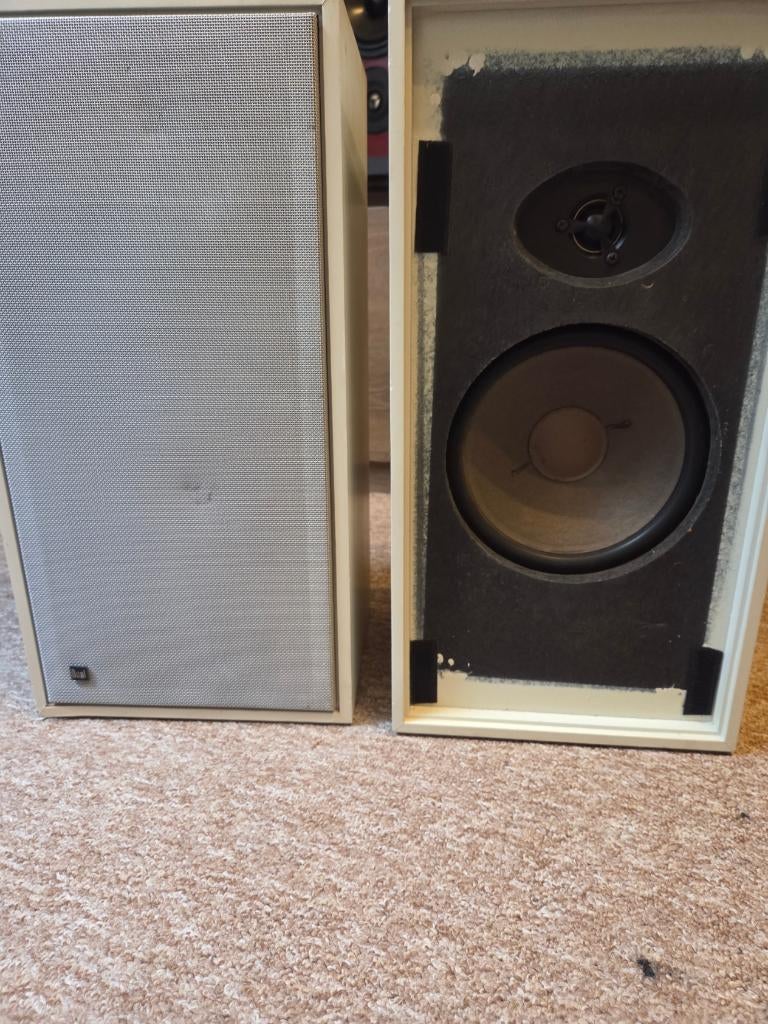 Dual CL 142 Speakers zijn echte vintage speakers uit 1973., Gebruikt, Minder dan 60 watt, Front, Rear of Stereo speakers, Ophalen