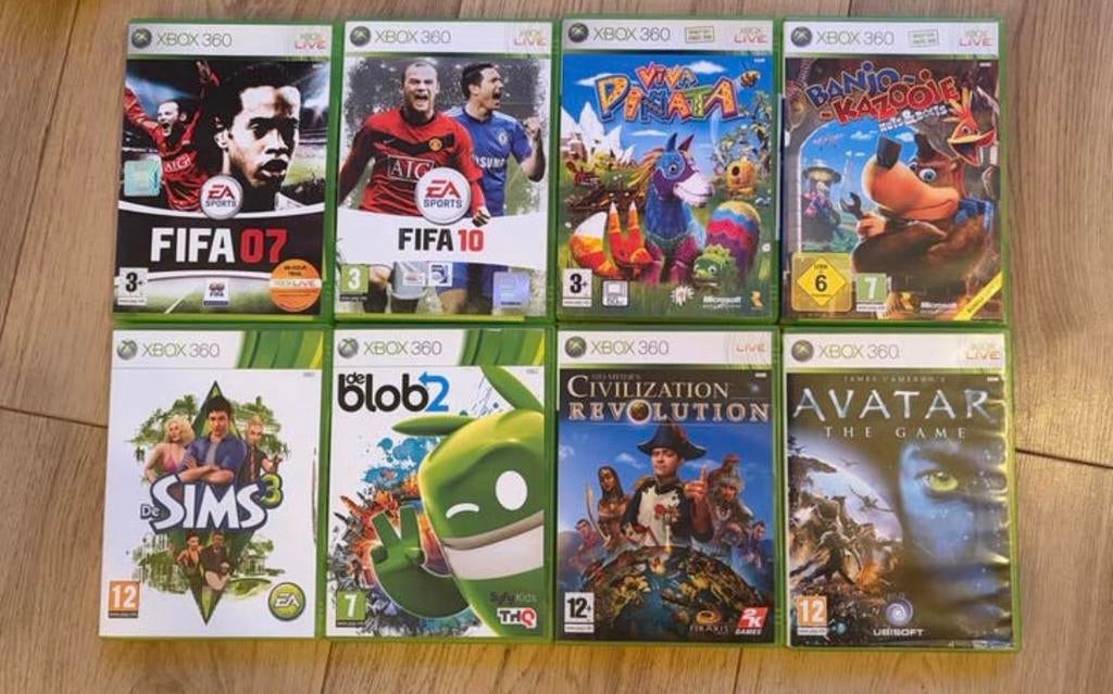 Diverse xbox360 spellen 8x, Spelcomputers en Games, Games | Xbox 360, Overige genres, 1 speler, Ophalen of Verzenden, Zo goed als nieuw