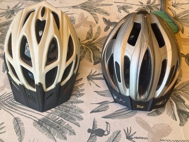 fietshelmen maat 58-63, Ophalen, Gebruikt, L, Heer of Dame