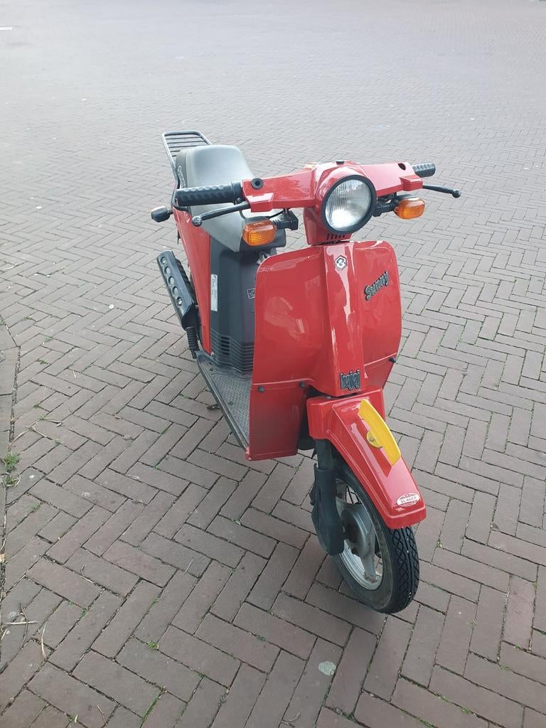Bajaj sunny geel kenteken, Fietsen en Brommers, Ophalen, Gebruikt, Maximaal 45 km/u, Benzine