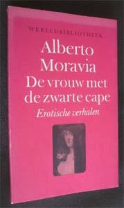 Alberto Moravia : De vrouw met de zwarte cape, Boeken, Ophalen of Verzenden, Zo goed als nieuw