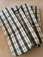 4 Hartman tuinkussens - Groen geruit, Ophalen, Zo goed als nieuw