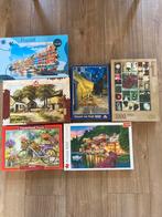 6 leg puzzels €1,00 per stuk alle 6 €5,00 samen, Ophalen, 500 t/m 1500 stukjes, Gebruikt, Legpuzzel