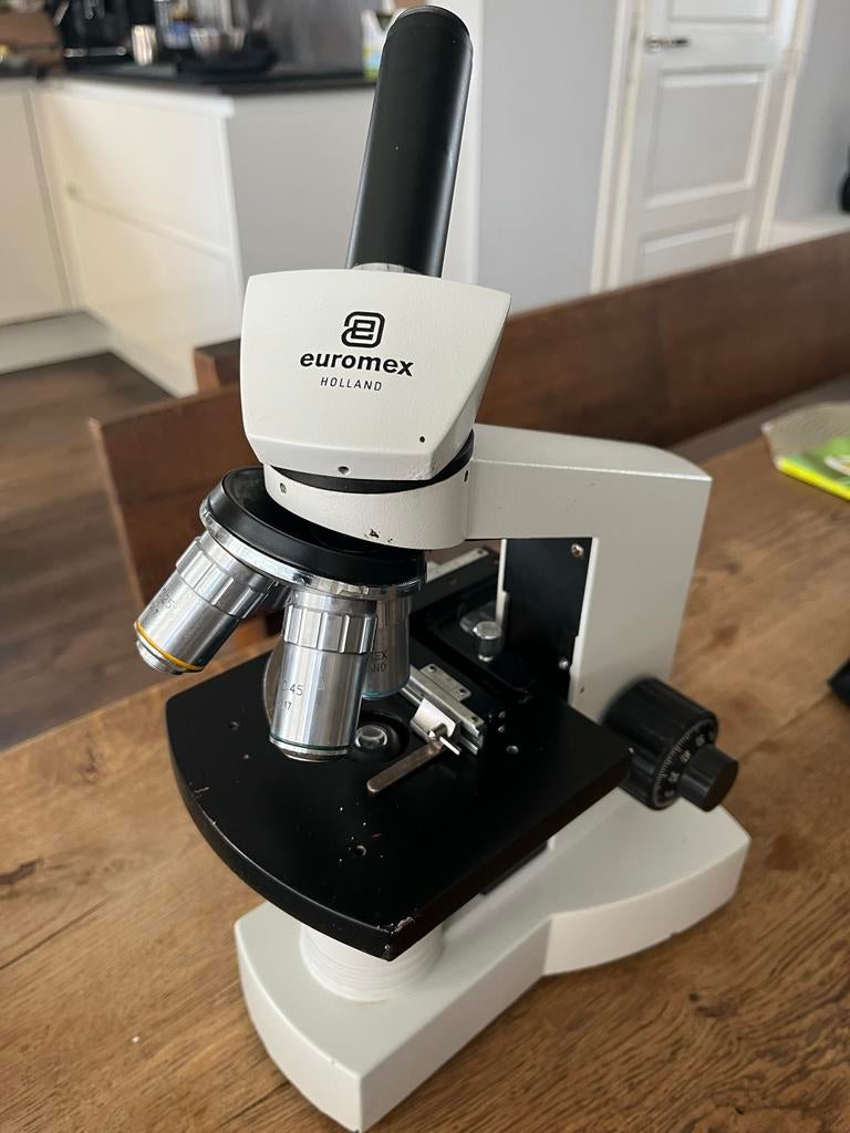 Euromex Holland Biologische Microscoop - Gebruikt, Ophalen of Verzenden, Gebruikt, Minder dan 400x, Biologische microscoop