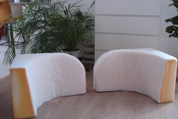 2 nieuwe hoekkussens voor zithoek in caravan kussens zithoek, Caravans en Kamperen, Caravan accessoires, Nieuw, Ophalen of Verzenden