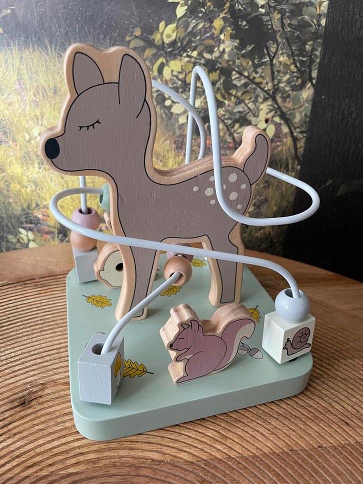 Jabadabado kralenframe bosdieren - Nieuw in doos, Kinderen en Baby's, Speelgoed | Houten speelgoed, Nieuw, Overige typen, Ophalen of Verzenden