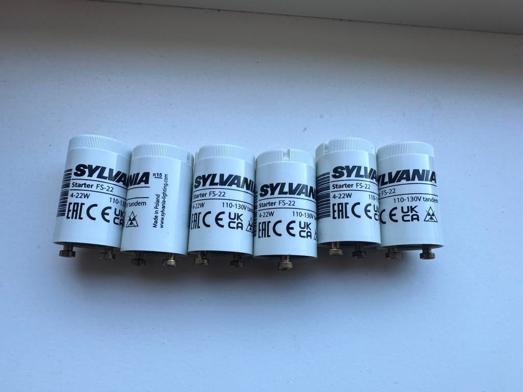 Sylvania starters FS-22 4-22w 110-130V Tandem, Minder dan 30 watt, Overige typen, Nieuw, Overige fittingen