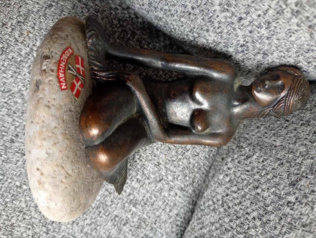 Mooie zeemeermin op natuursteen, Ophalen