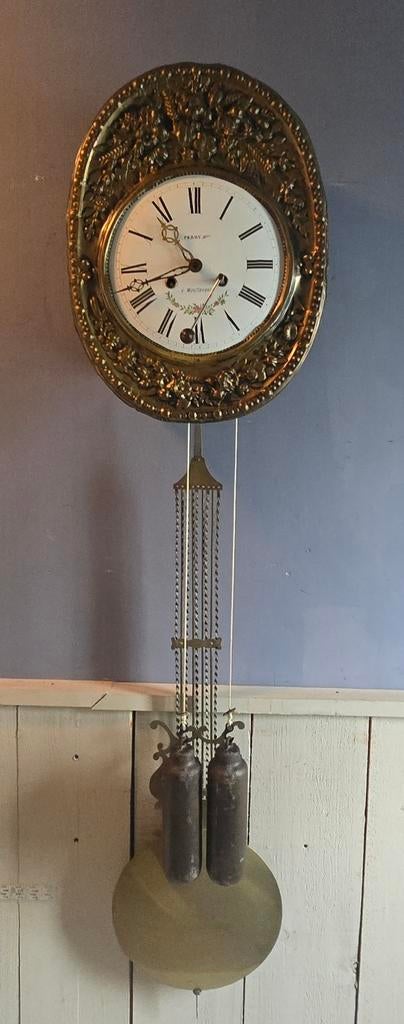 Antieke Comtoise Klok (Morbier/Morez) - Frankrijk, Ophalen