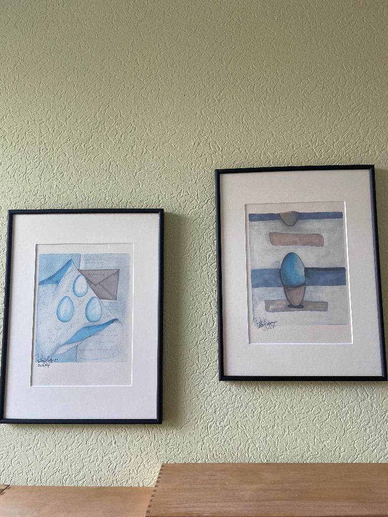 Zeefdrukken in zwarte lijst Patty Harpenau 1996, Antiek en Kunst, Kunst | Litho's en Zeefdrukken, Ophalen of Verzenden