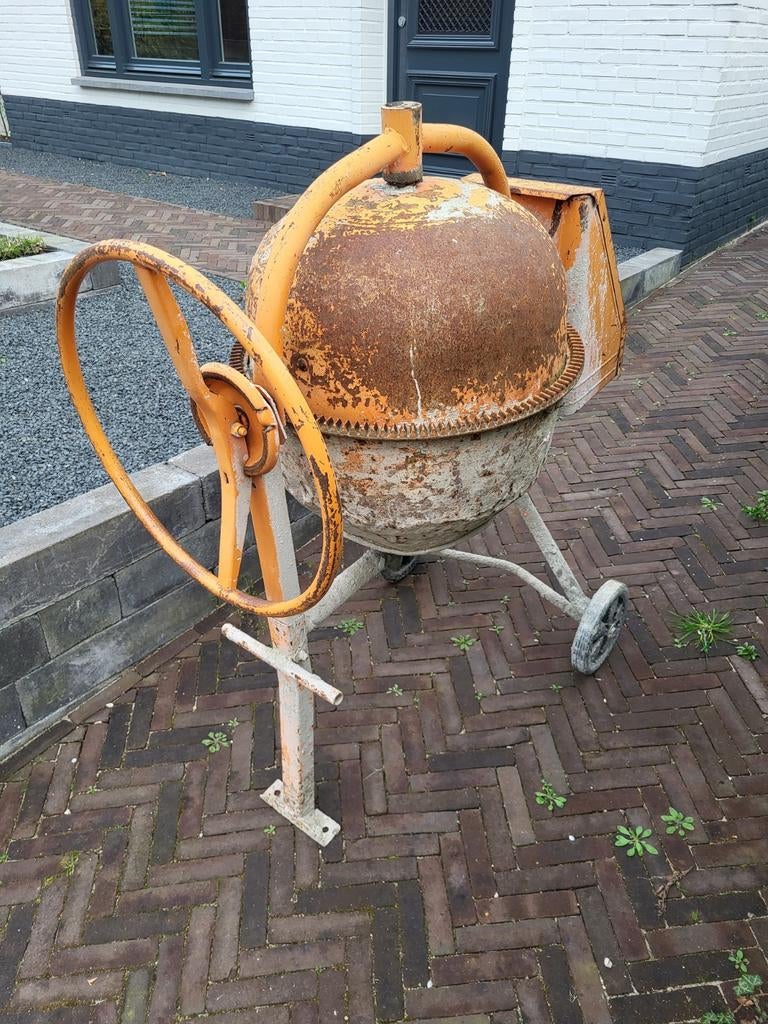 Betonmolen Alko Top 1401, Doe-het-zelf en Verbouw, Ophalen, Gebruikt