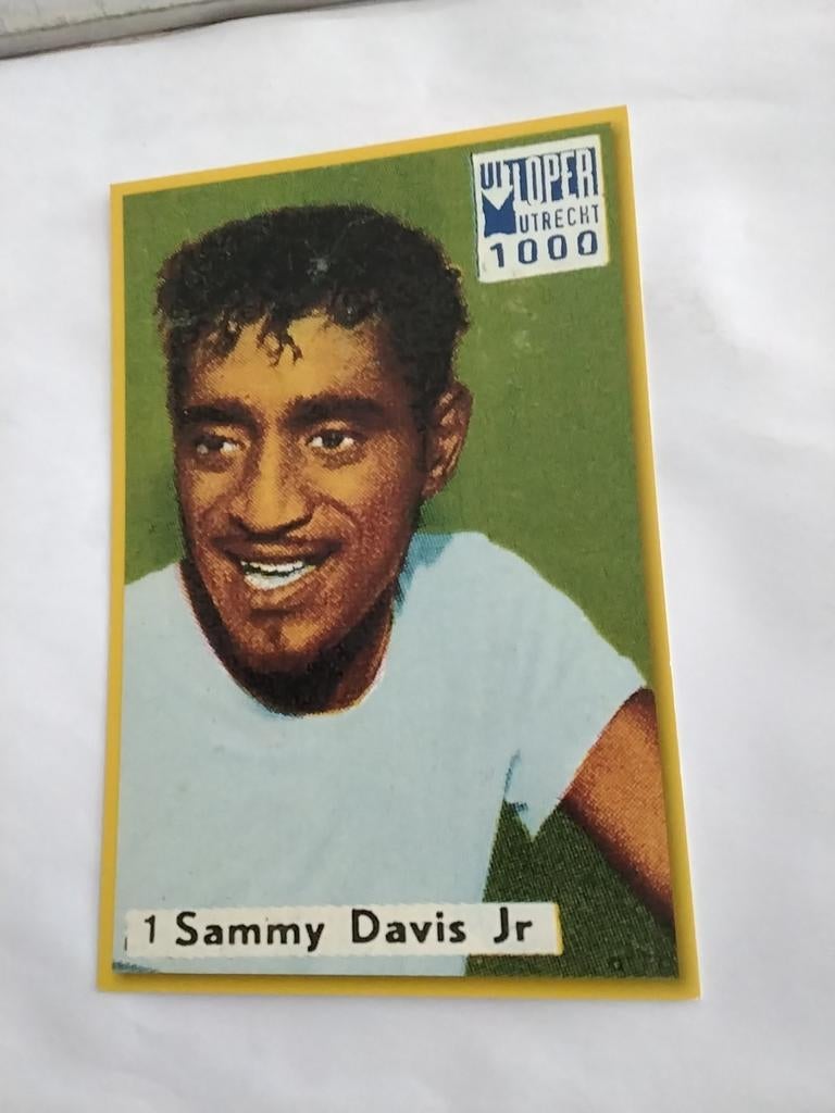 SAMMY DAVIS. JR, Verzamelen, Ansichtkaarten | Themakaarten, Ophalen of Verzenden, Overige thema's