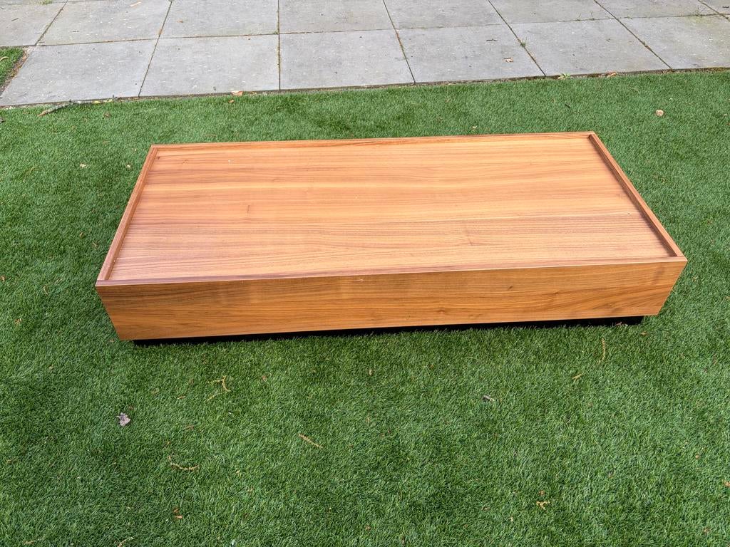 Houten salontafel, Ophalen, Gebruikt, 100 tot 150 cm, Minder dan 50 cm