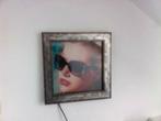 Verlcihte fotolijst ca 40x40 cm, afbeelding is wisselbaar., Ophalen of Verzenden, Nieuw