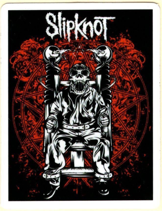 Slipknot sticker #12, Verzamelen, Muziek, Artiesten en Beroemdheden, Nieuw, Foto of Kaart, Ophalen of Verzenden