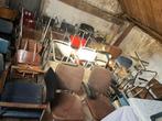 Partij vintage buisframe stoelen Gispen etc., Huis en Inrichting, Stoelen, Ophalen of Verzenden, Gebruikt, Vijf, Zes of meer stoelen