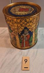 Blik, Otto Schmidt, 10,5 cm doorsnee, hoogte 12 cm, Verzamelen, Blikken, Ophalen of Verzenden, Zo goed als nieuw, Overige