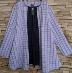 NAVEED  Prachtig Lila/Zwart A-Lijn Jasje, maat 50, Kleding | Dames, Verzenden, Paars, Nieuw, Naveed