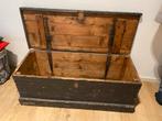 Oude Houten Kist van country fair, Ophalen, Gebruikt, 50 tot 100 cm, 75 tot 100 cm