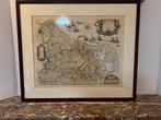 Handgekleurde kaart Verenigde Nederlanden Joan Blaeu (1642), Joan Blaeu, Ophalen of Verzenden, 1800 tot 2000, Nederland