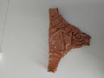 Bruin satijnen string L/XL, Kleding | Dames, Ondergoed en Lingerie, Verzenden, Bruin, String