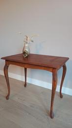 Mooi vintage bijzettafeltje met barokpoten, Ophalen, Minder dan 45 cm, Minder dan 55 cm, Zo goed als nieuw