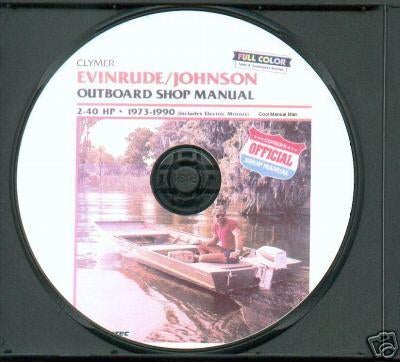 Reparatie Manual EVINRUDE / JOHNSON 2-40 PK 1973-1990, Watersport en Boten, Accessoires en Onderhoud, Nieuw, Motor en Techniek