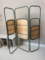 Kave home kamerscherm rotan bamboe blauw, Huis en Inrichting, Ophalen of Verzenden, Zo goed als nieuw