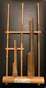 Handgemaakte Anglakung uit Indonesië, Muziek en Instrumenten, Ophalen of Verzenden, Zo goed als nieuw