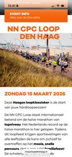 1 startbewijs CPC halve marathon, Eén persoon, Maart