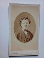 CDV Leeuwarden Jongeman, Ophalen of Verzenden, Voor 1940, Gebruikt, Foto