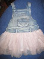 Rokje, 80, Jeans met roze, Kinderen en Baby's, Babykleding | Maat 80, Ophalen of Verzenden, Zo goed als nieuw, Meisje, Jurkje of Rokje