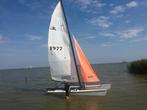 Hobie 17 met wings, fok, trapeze en trailer, Watersport en Boten, Catamarans, Ophalen, Gebruikt