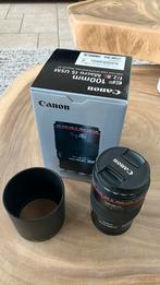 Canon EF 100mm f/2.8L Macro IS USM. Stof en krasvrij, Audio, Tv en Foto, Fotografie | Lenzen en Objectieven, Ophalen, Zo goed als nieuw