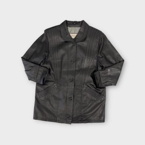 Gazelli dames jas maat XL (100% leer), Kleding | Dames, Jassen | Winter, Gedragen, Maat 46/48 (XL) of groter, Zwart, Ophalen of Verzenden