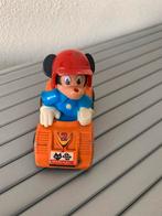 Vintage Mickey in Guisval metalen Porsche, Ophalen of Verzenden, Mickey Mouse, Gebruikt, Overige typen