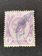 Straits Settlements 1903 ev KEVII purple 3C gebruikt, Postzegels en Munten, Postzegels | Azië, Verzenden, Gestempeld, Zuidoost-Azië