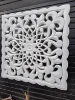 Houten wandpaneel 38x38cm, Huis en Inrichting, Ophalen of Verzenden, Zo goed als nieuw