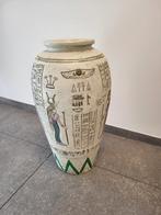 Decoratie hoge Vaas met Egyptische afbeeldingen, Ophalen, Nieuw, Overige kleuren, 50 tot 75 cm
