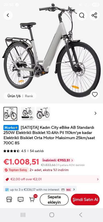 Elektrische fiets 28 inch niuew in de doos  beschikbaar voor biedingen