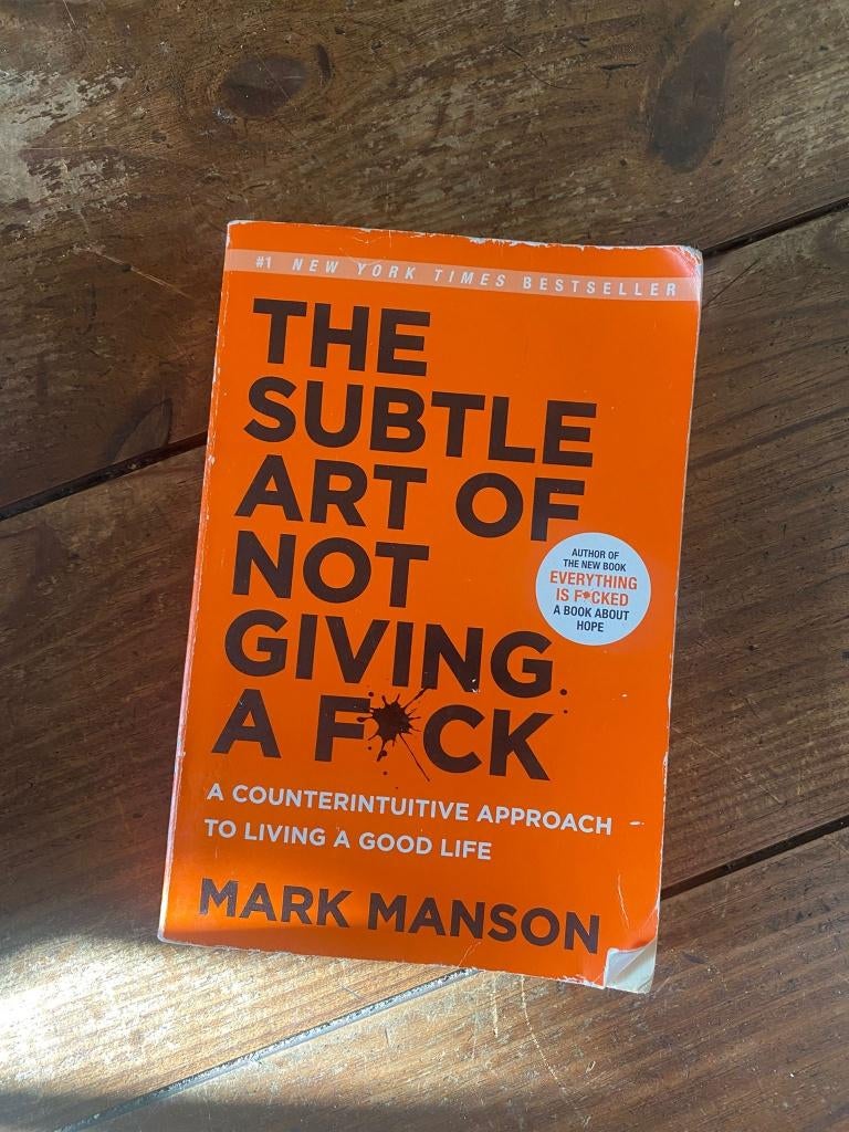The Subtle Art of not Giving a Fuck, Ophalen of Verzenden, Gelezen, Mark Manson
