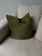 Ektorp 2-zitsbank beige + hocker met opbergruimte, Ophalen, Gebruikt, Beige, Rechthoekig