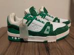 Louis Vuitton Sneakers - Groen/Wit - Maat 42, Overige kleuren, Nieuw, Ophalen of Verzenden, Sneakers of Gympen