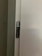 2 houten opdek binnendeuren met glasvulling, Ophalen, 80 tot 100 cm, Binnendeur, Zo goed als nieuw