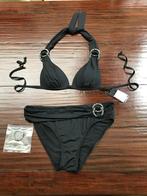 Halterbikini twin ring, Kleding | Dames, Badmode en Zwemkleding, Zwart, Nieuw, Ophalen of Verzenden, Bikini